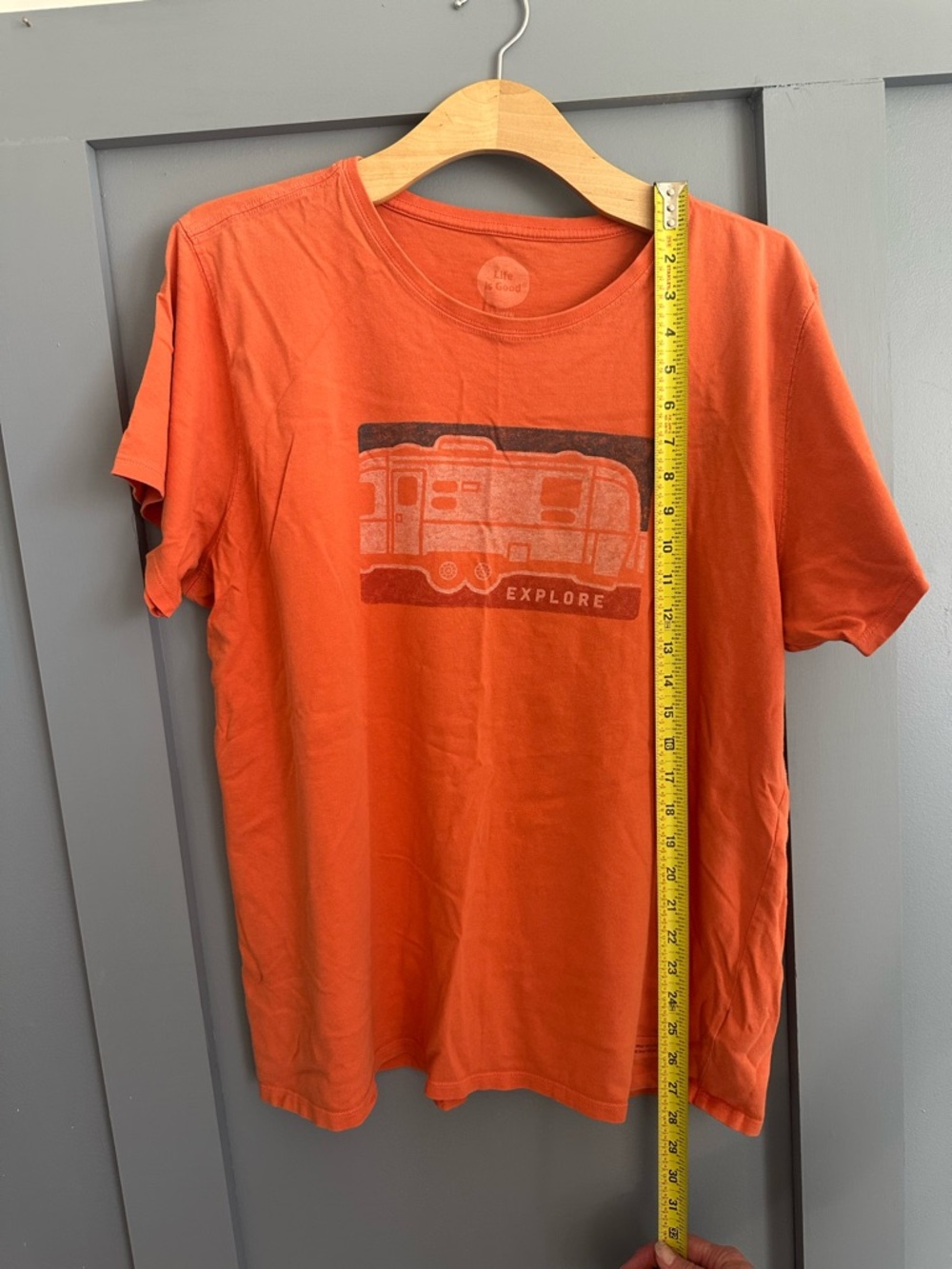 Life Is Good Orange Camper‎ Graphic Tee Women's - Picture 4 of 5